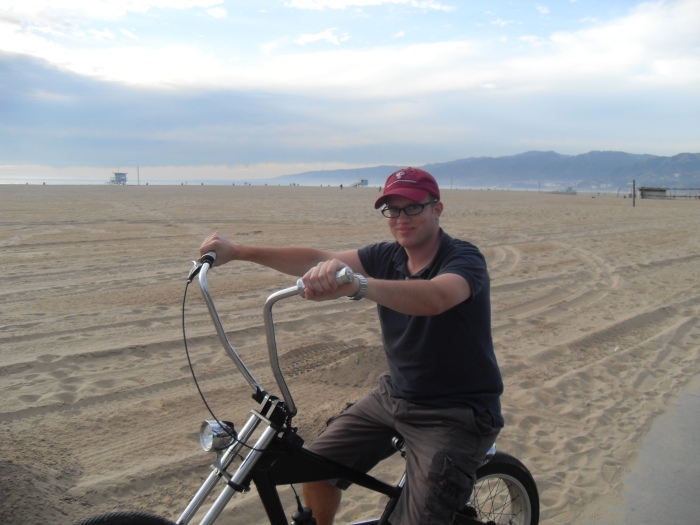 Biken in Santa Monica Beach
