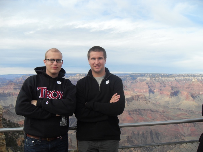 Pete and Korneill at the Grand Canyon
